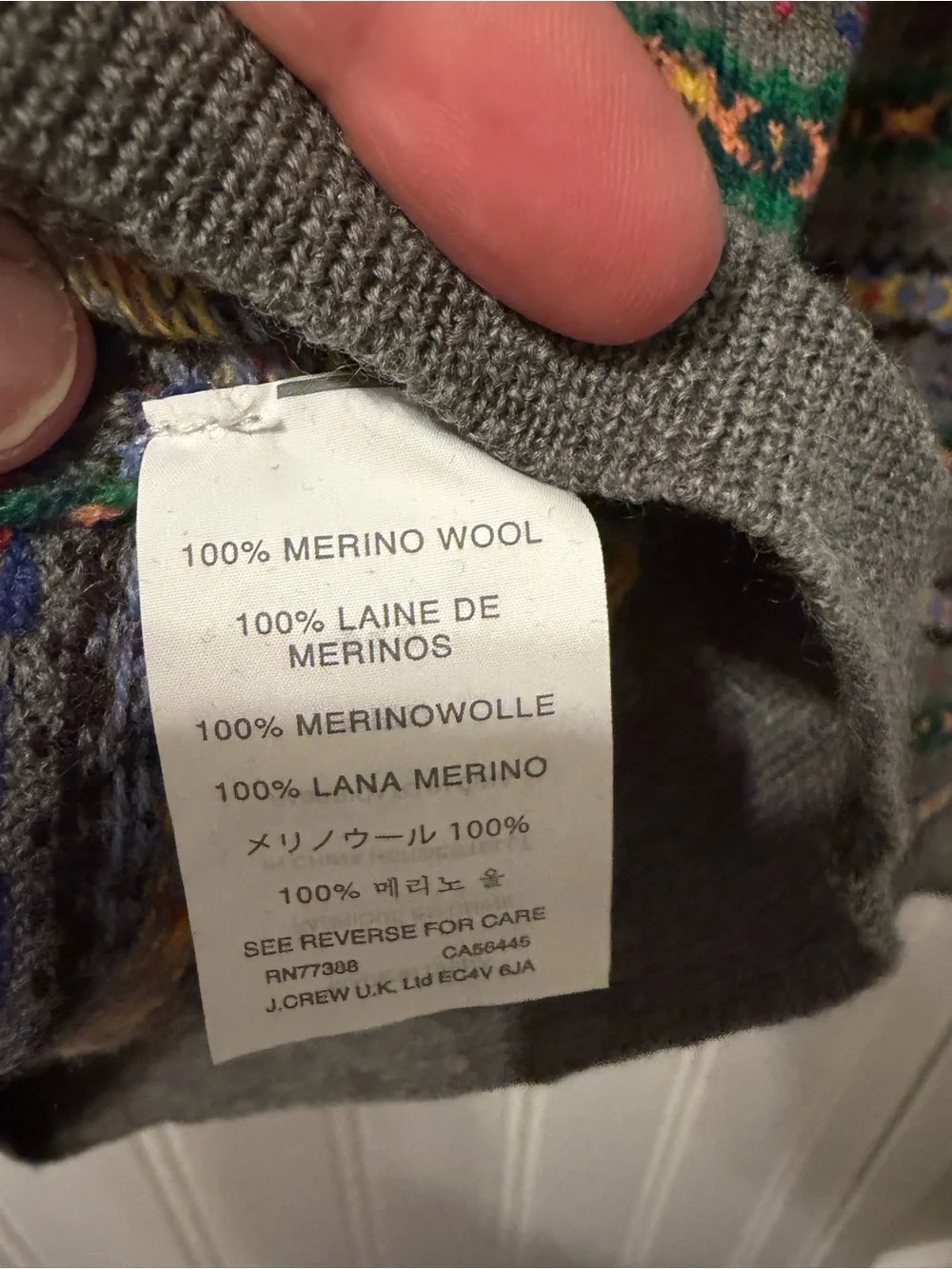 J. Crew soft merino